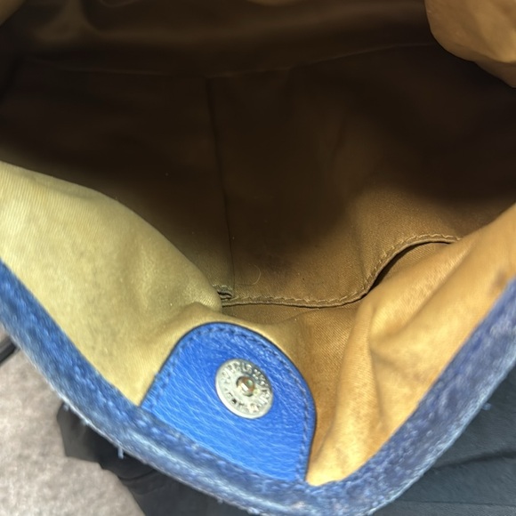 Leather Coach Blue Crossbody - Picture 6 of 6